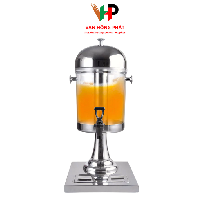 Bình Đựng NướcTrái Cây Đơn Trụ Tròn Inox 8L